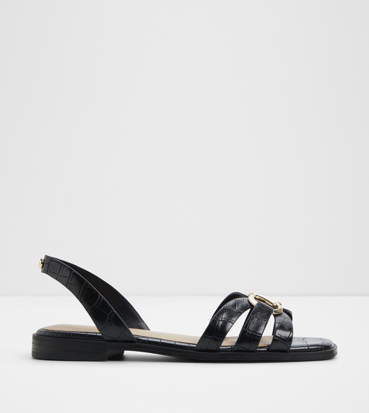ألدو  الصنادل المسطحة - أسود Flat Sandals