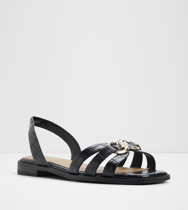 ألدو  الصنادل المسطحة - أسود Flat Sandals