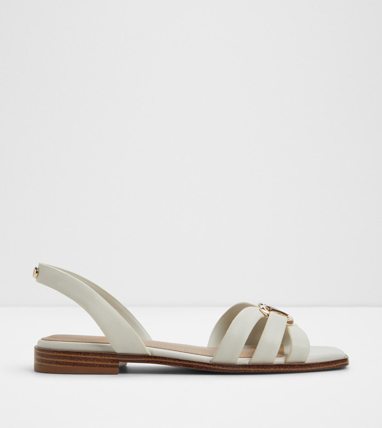 ألدو  الصنادل المسطحة - أبيض Flat Sandals