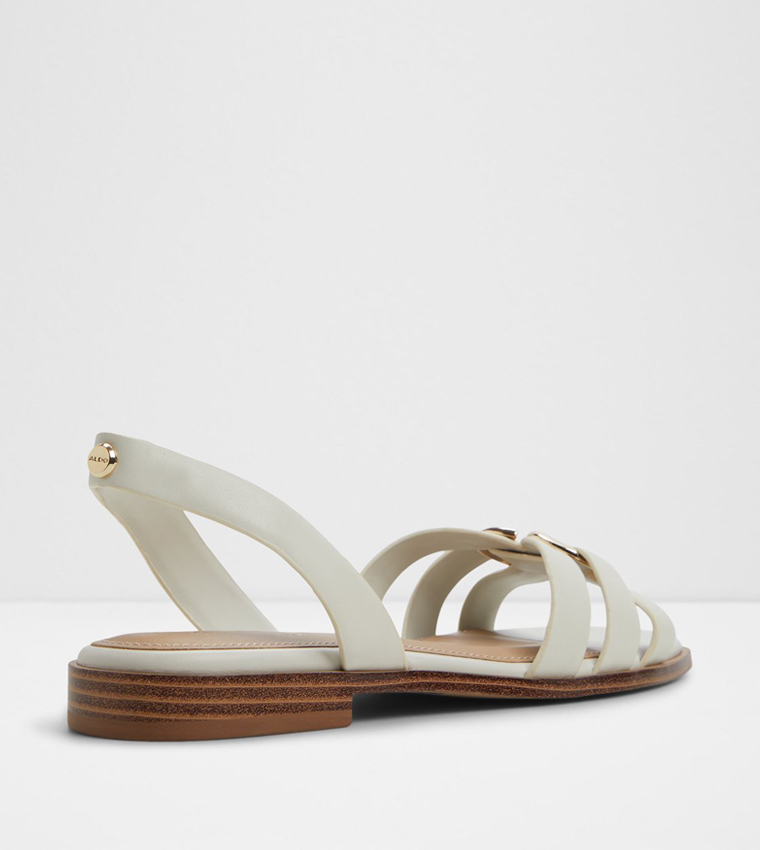 ألدو  الصنادل المسطحة - أبيض Flat Sandals