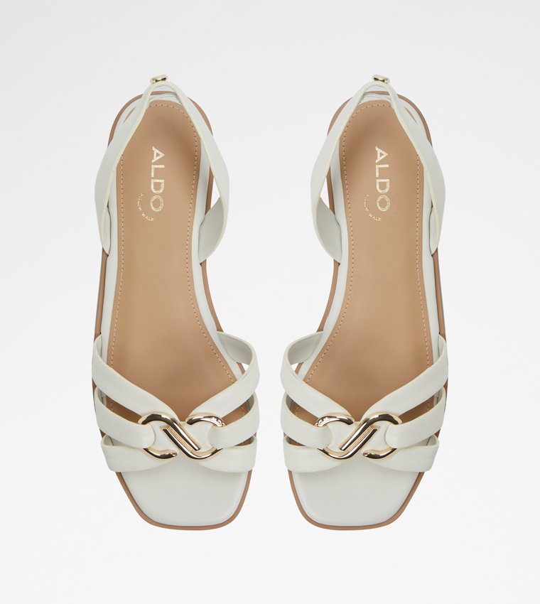 ألدو  الصنادل المسطحة - أبيض Flat Sandals