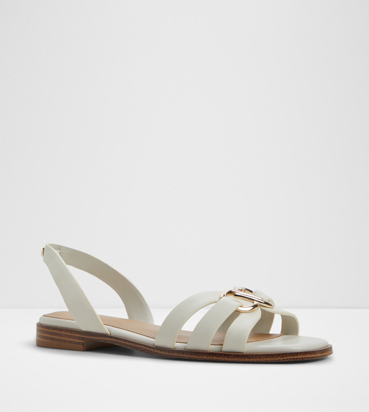 ألدو  الصنادل المسطحة - أبيض Flat Sandals
