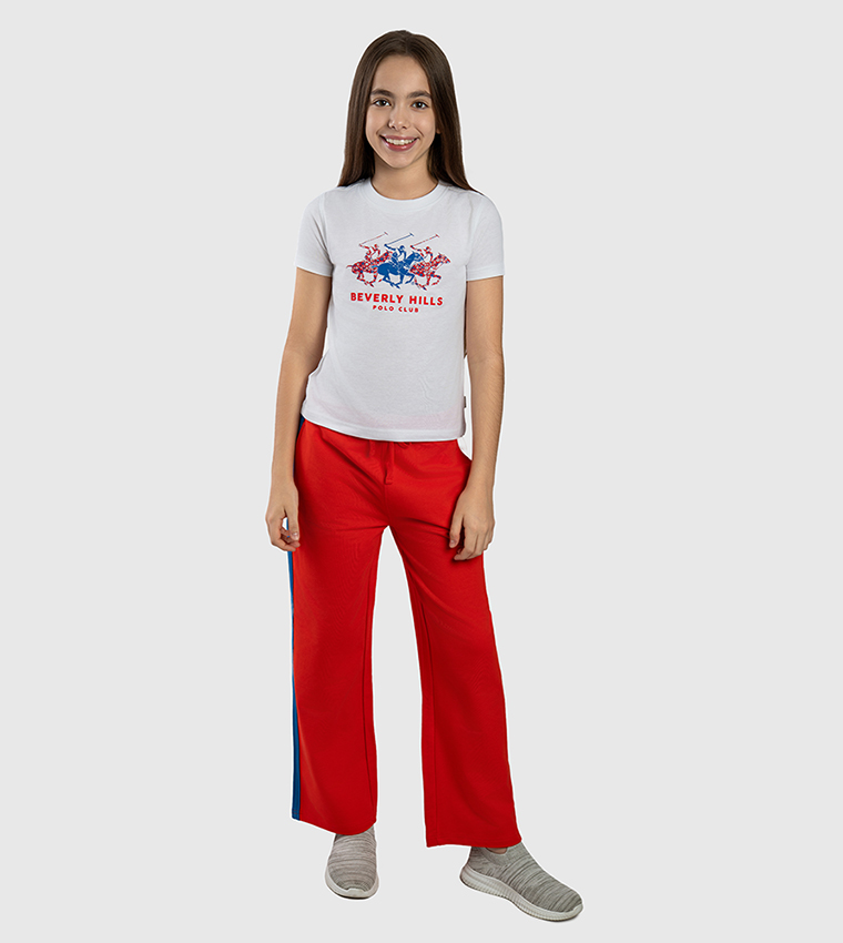 Logo Printed Crew Neck T-Shirt