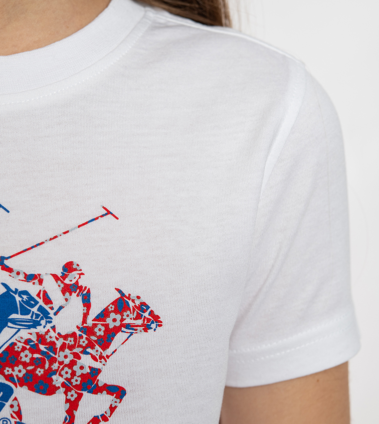 Logo Printed Crew Neck T-Shirt