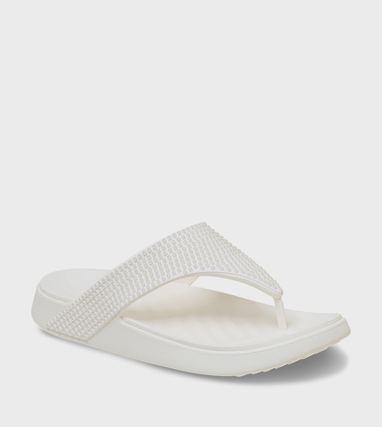 Crocs  Flip-Flops - Chalk Flip-Flops