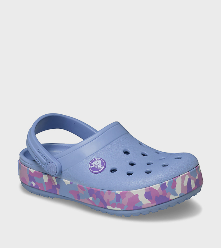 Toddlers' Crocband Glow Confetti Band Clog