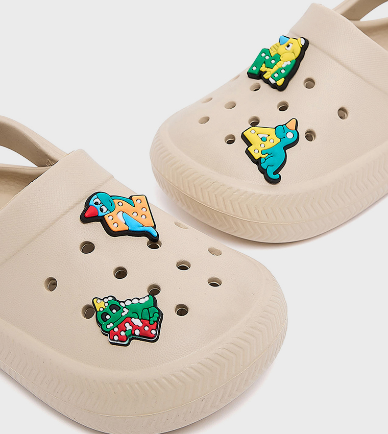 Charms Slingback Clogs
