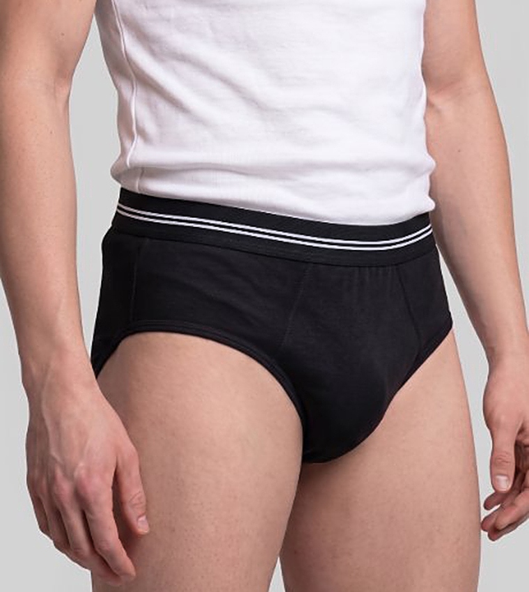 3 Pack Solid Briefs