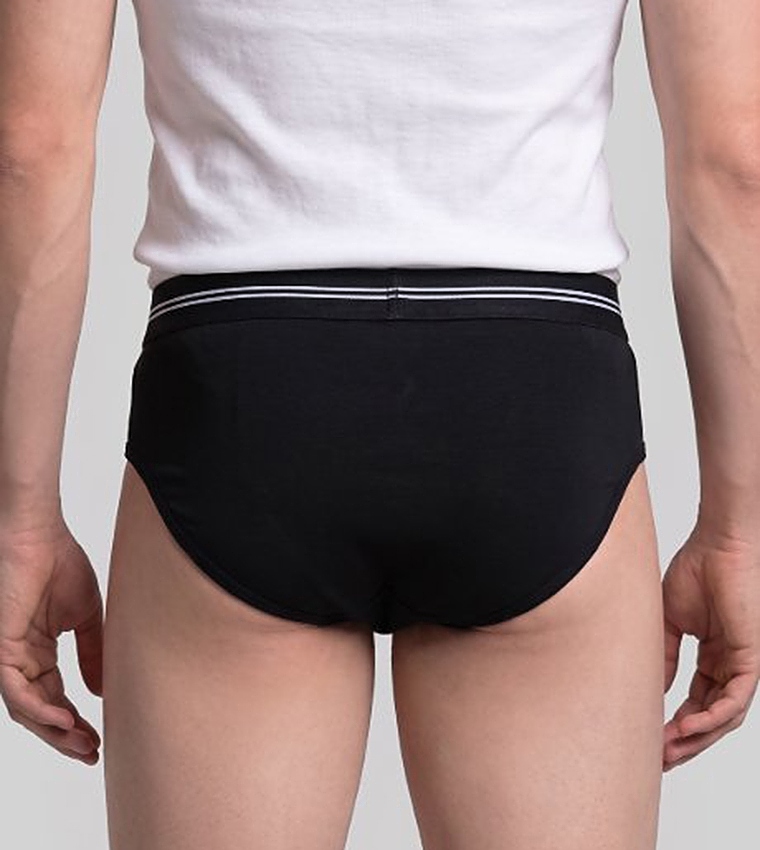3 Pack Solid Briefs