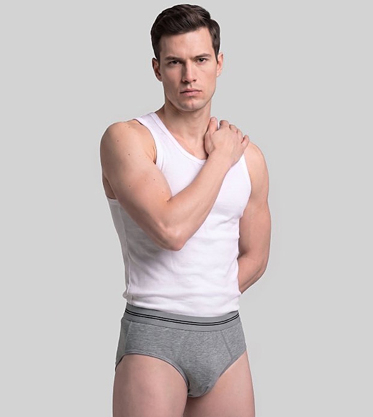 3 Pack Solid Briefs
