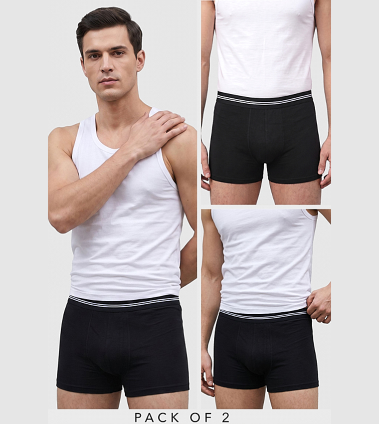 R&B  Trunks & Briefs - BLACK Trunks & Briefs