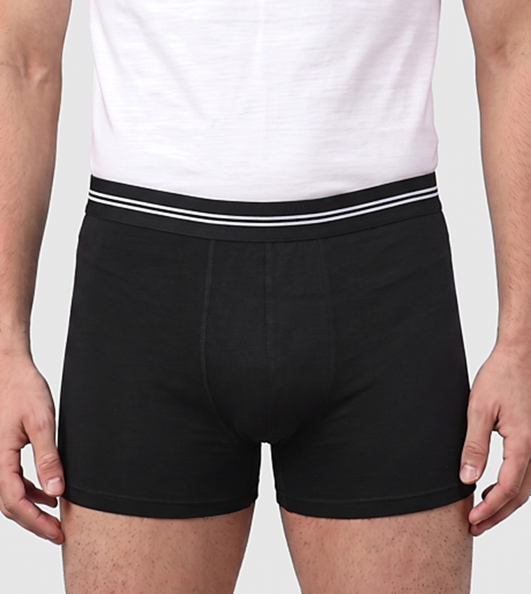 R&B  Trunks & Briefs - BLACK Trunks & Briefs