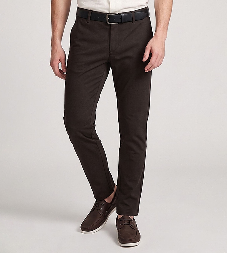 R&B  Casual Pants - Brown Casual Pants