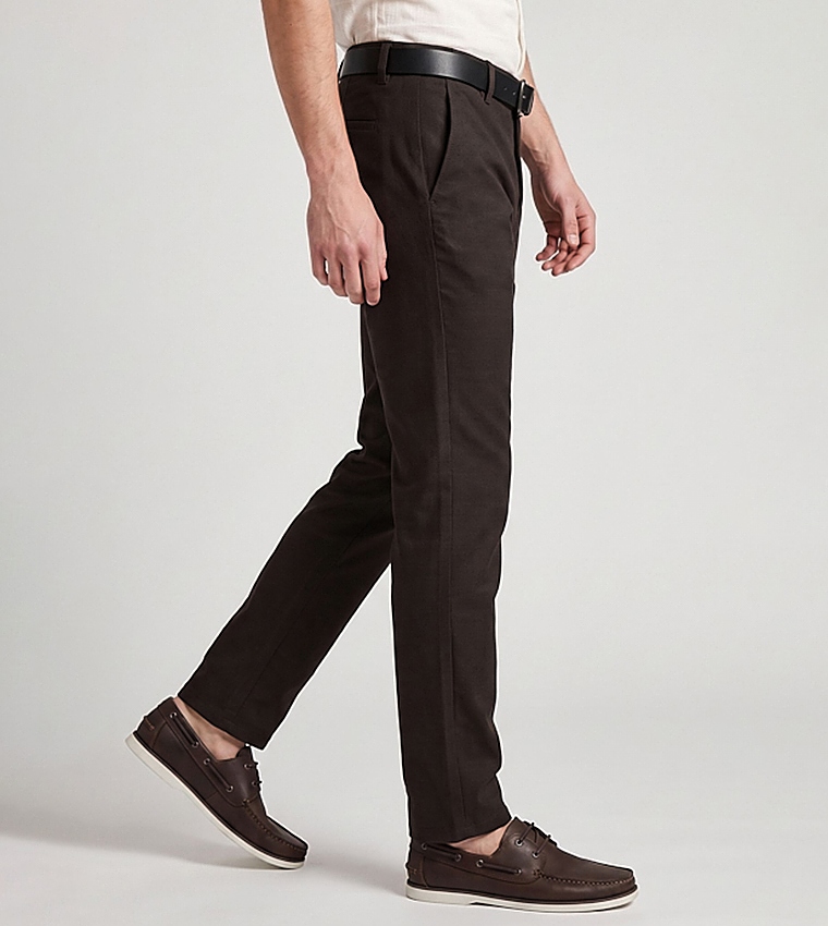 R&B  Casual Pants - Brown Casual Pants