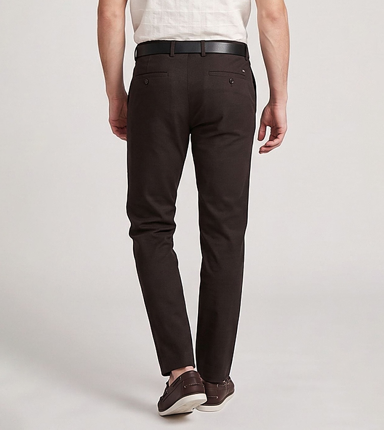 R&B  Casual Pants - Brown Casual Pants