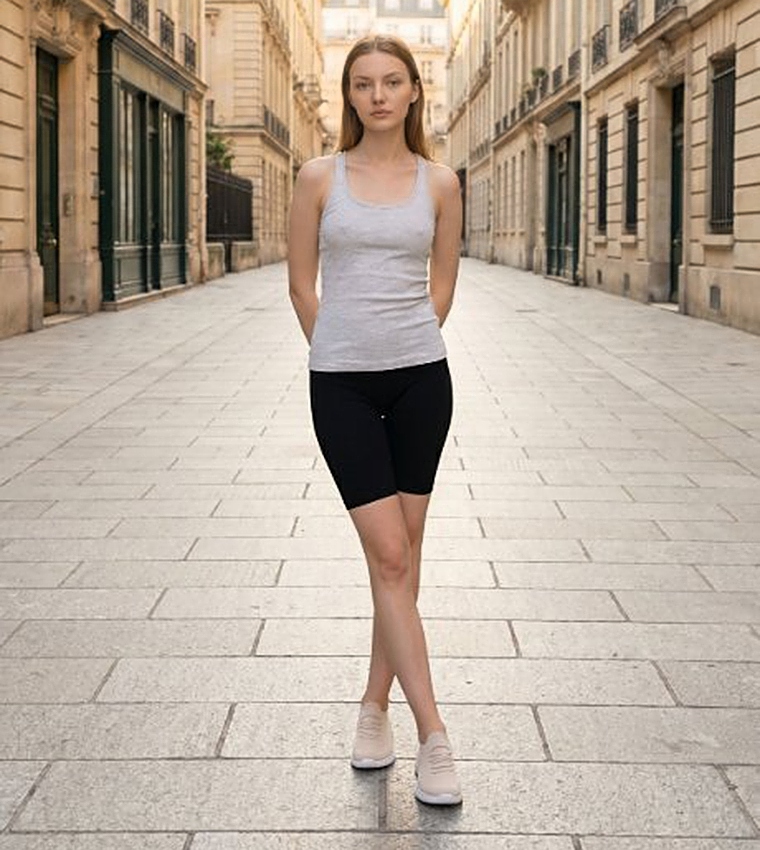 Ribbed Racerback Tank Top