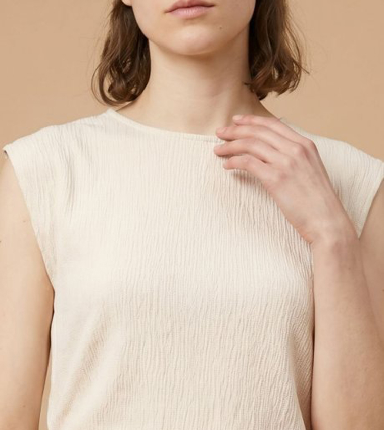 أر آند بي  توبات كاجوال  - بيج Casual Tops