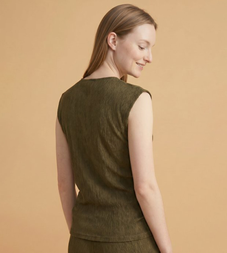 أر آند بي  توبات كاجوال  - أخضر Casual Tops