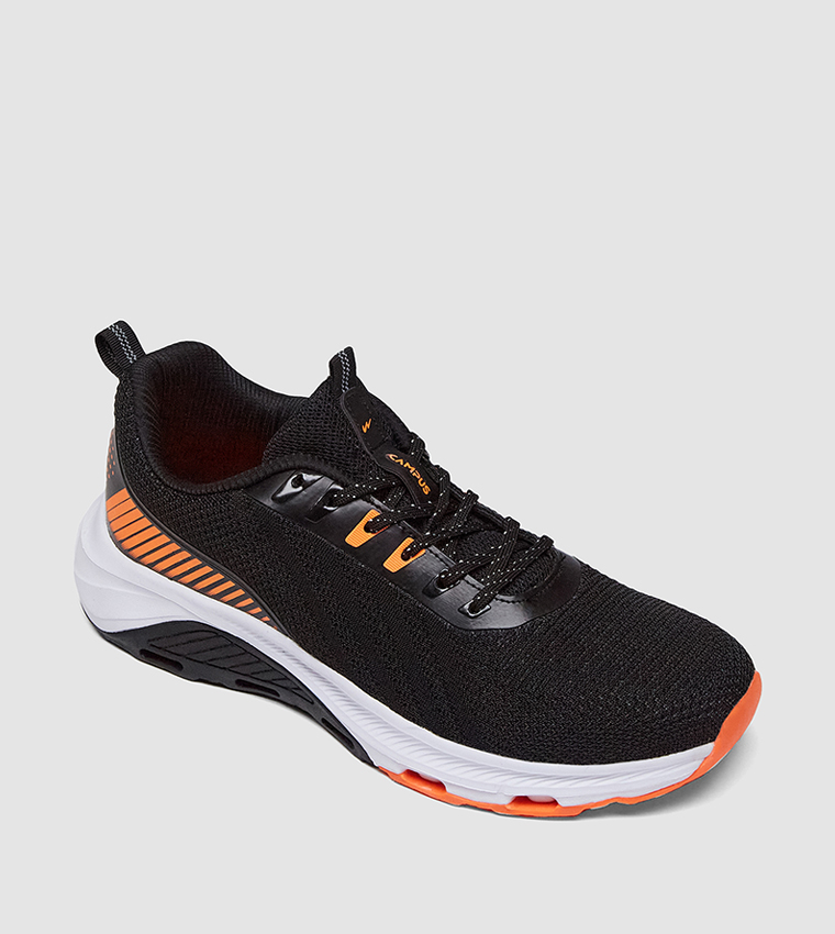 Contrast Detail Knitted Shoes