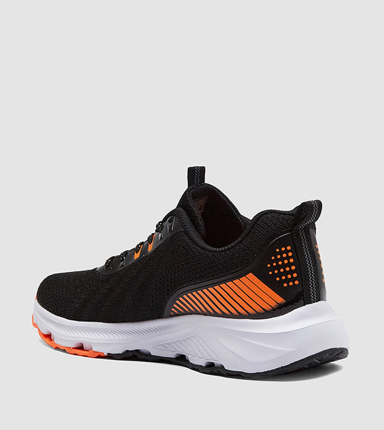 Contrast Detail Knitted Shoes