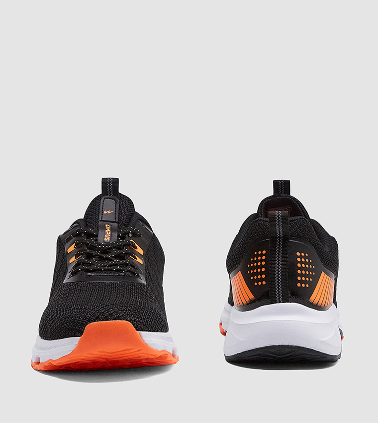 Contrast Detail Knitted Shoes