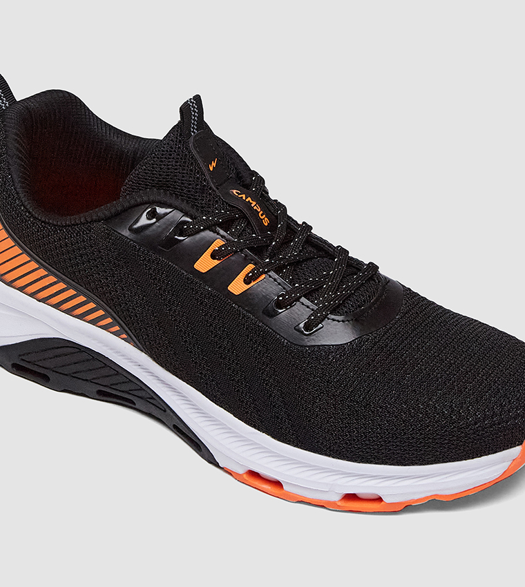 Contrast Detail Knitted Shoes