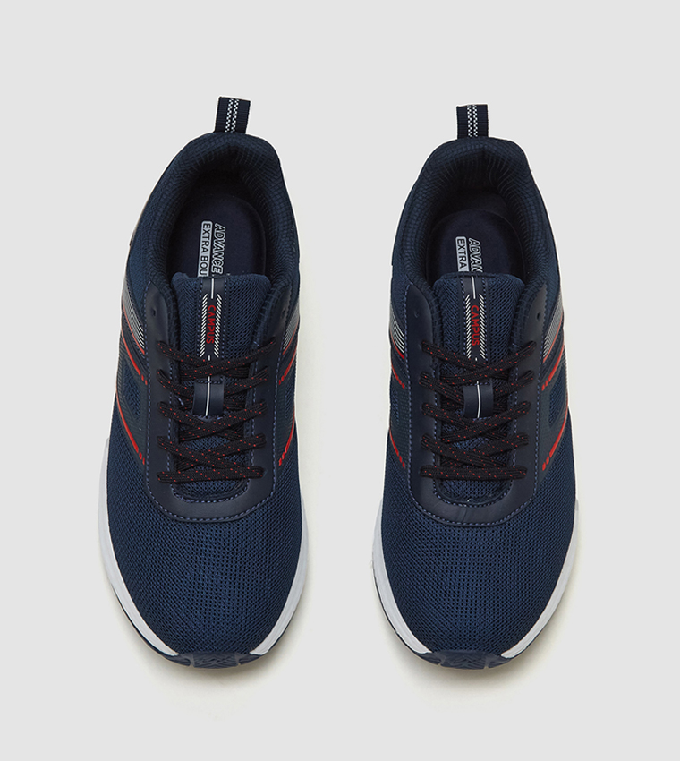 Logo Detail Mesh Lace-Up Shoes