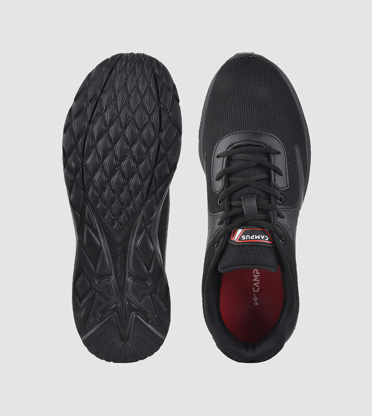 Logo Detail Mesh Lace-Up Shoes