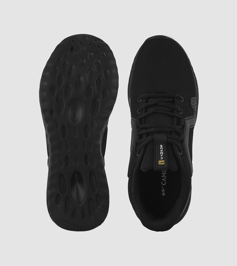 Logo Detail Mesh Lace-Up Shoes