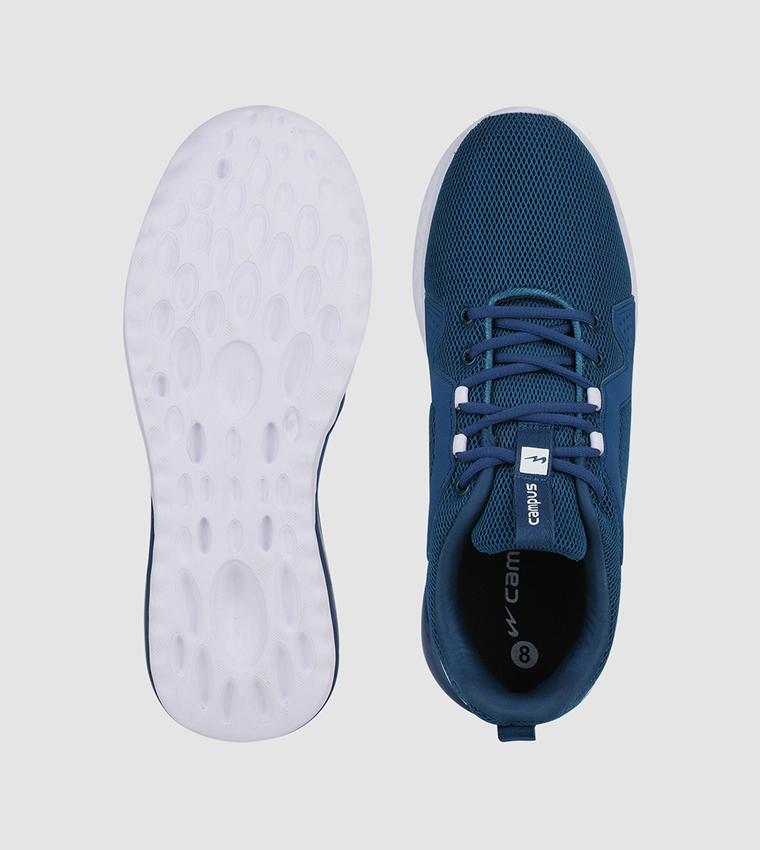 Logo Detail Mesh Lace-Up Shoes