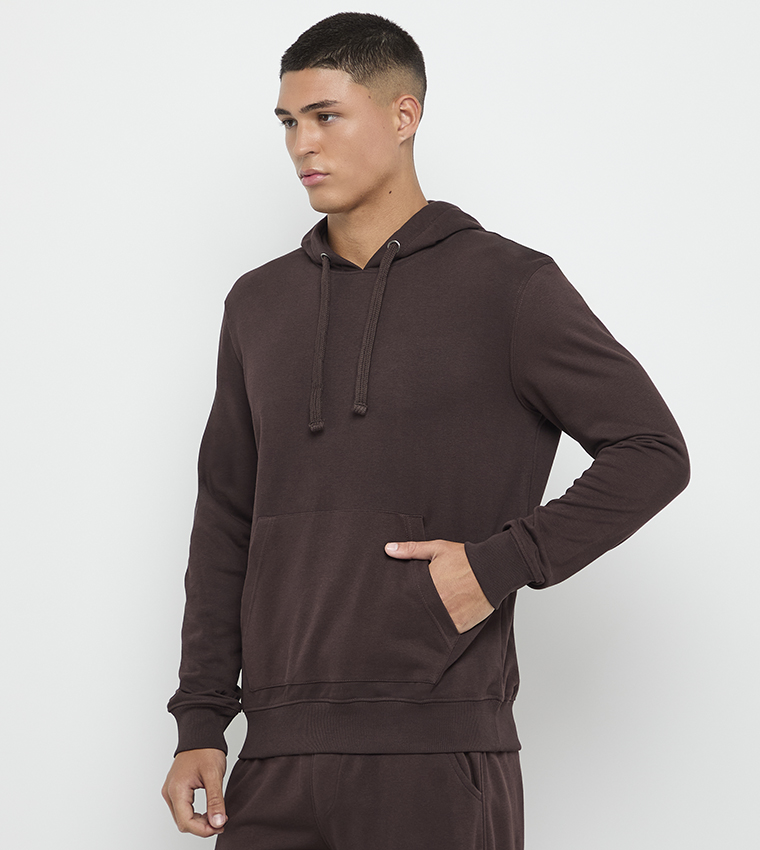Solid Long Sleeves Hoodie