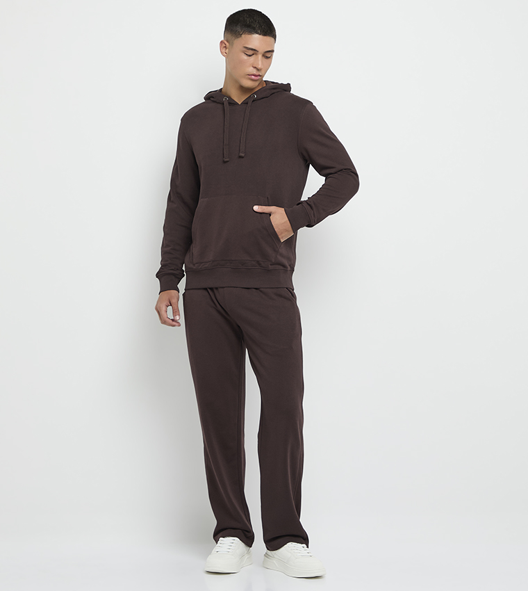 Solid Long Sleeves Hoodie