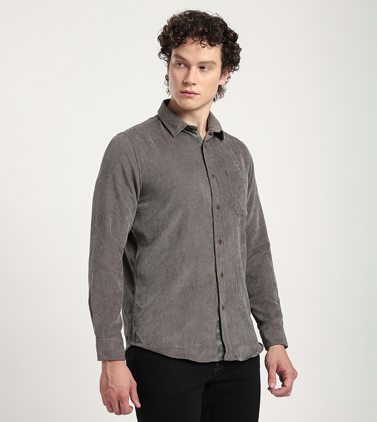 بيفرلي هيلز بولو كلوب  أكمام طويلة - رمادي داكن Long Sleeves