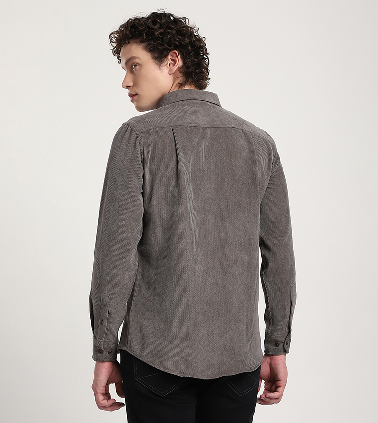 بيفرلي هيلز بولو كلوب  أكمام طويلة - رمادي داكن Long Sleeves