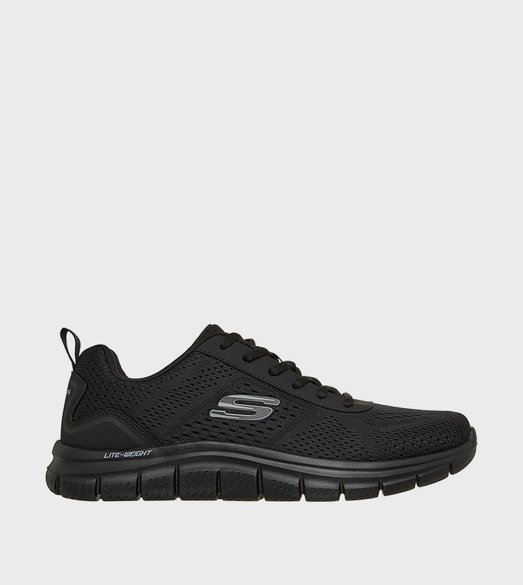 TRACK Logo Printed Runner Sneakers