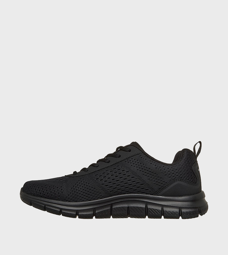 TRACK Logo Printed Runner Sneakers