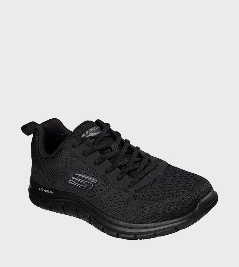 TRACK Logo Printed Runner Sneakers
