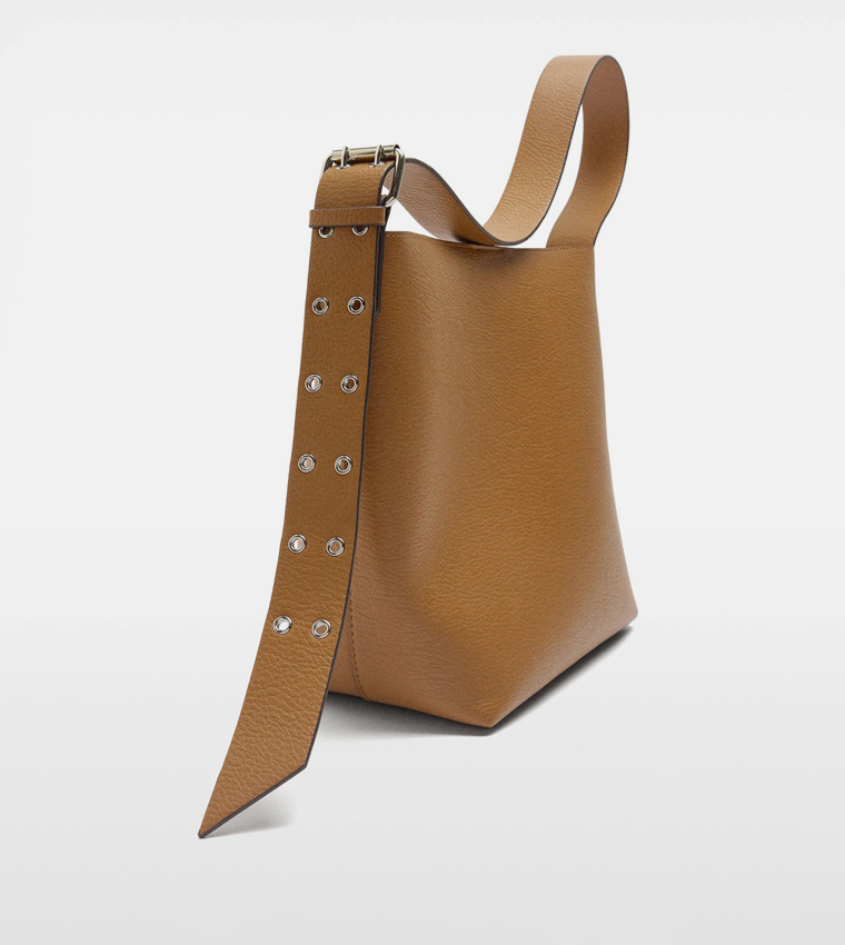 Textured Shoulder Bag