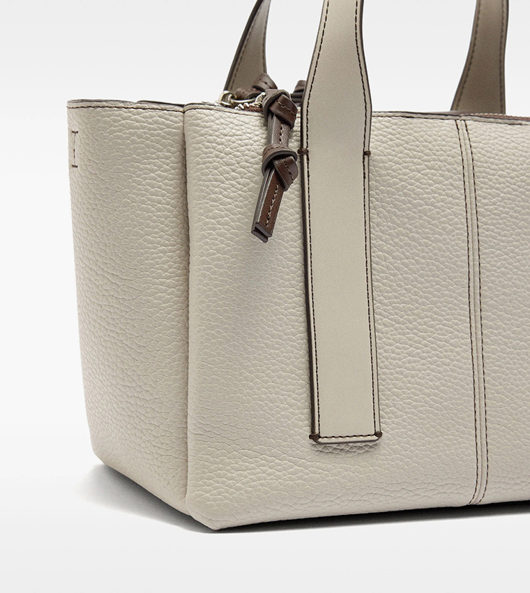 Textured Mini Tote Bag 