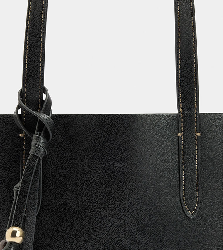 Reversible Bucket Bag with Removable Bag, Medium