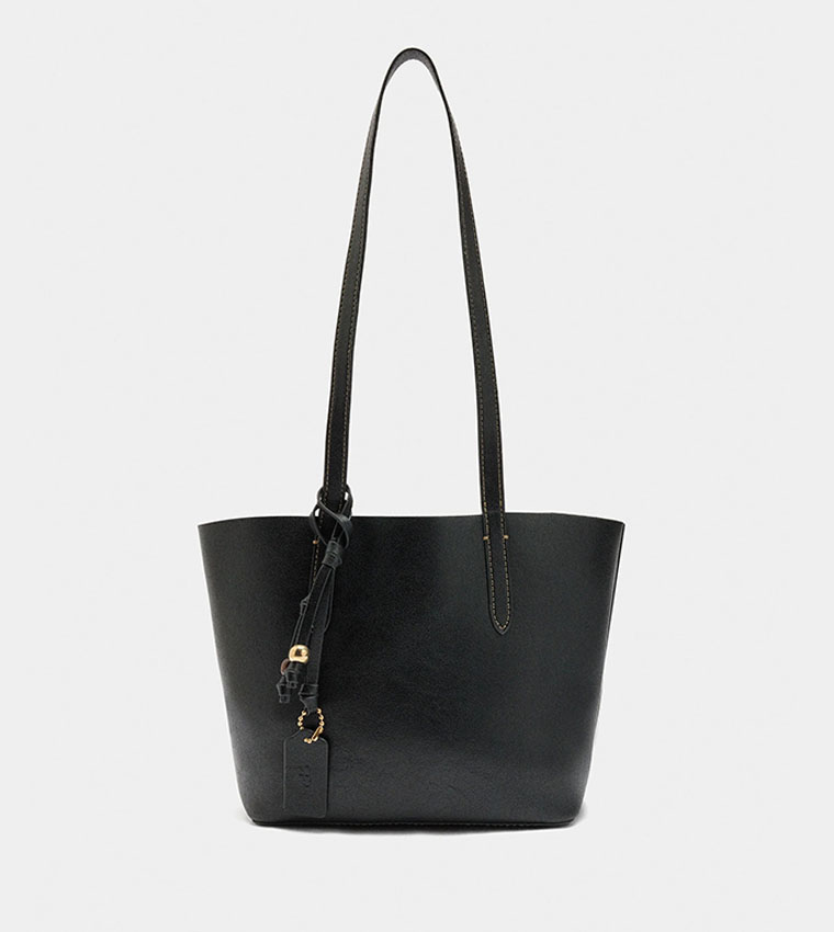 Reversible Bucket Bag with Removable Bag, Medium