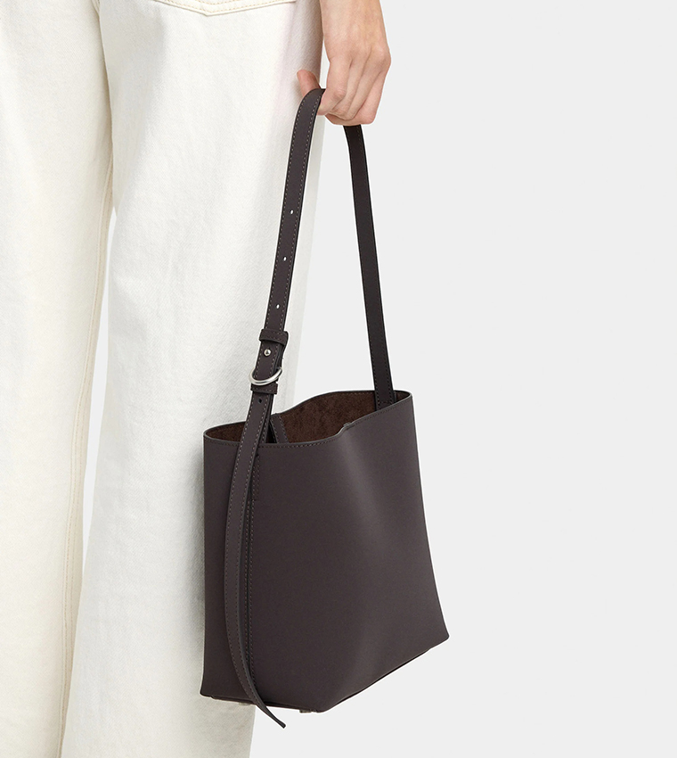Textured Shoulder Bag