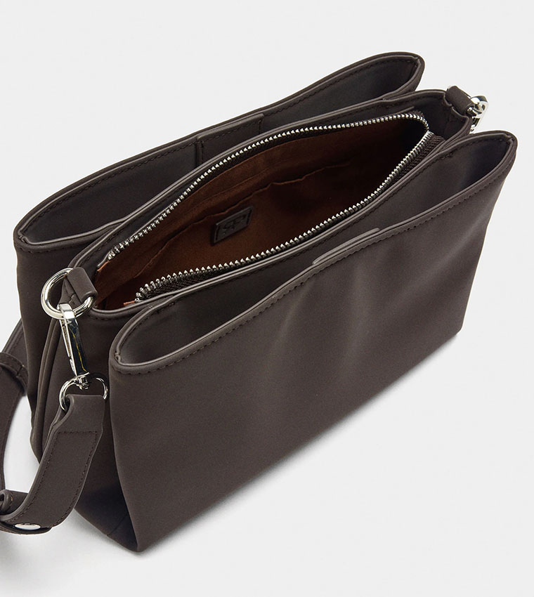 Textured Shoulder Bag