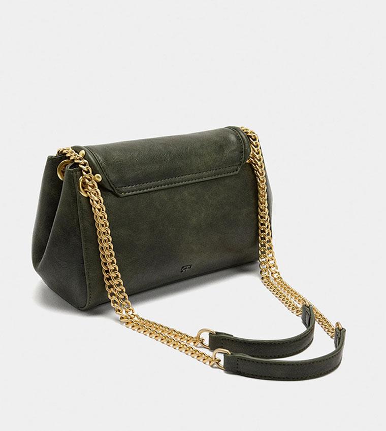 شنطة كتف بغطاء مزينة