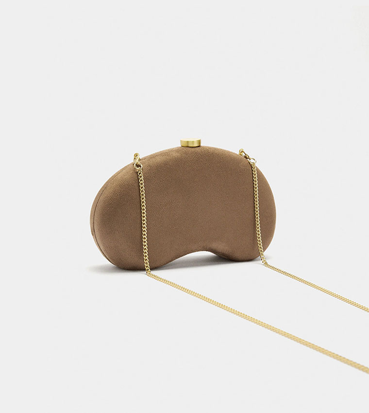 Leather Effect Party Clutch