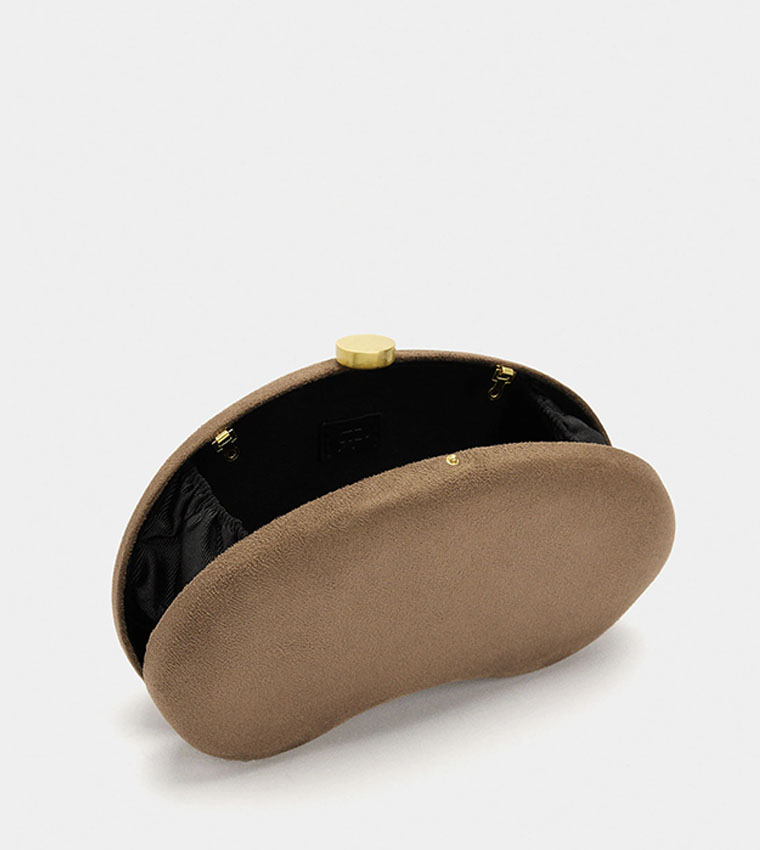 Leather Effect Party Clutch