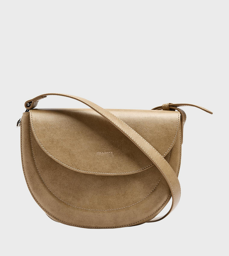 Parfois  Crossbody Bags - Beige Cross Body Bags