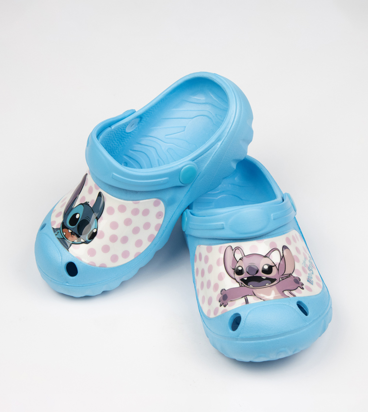 Lilo & Stitch Printed Slingback Clogs