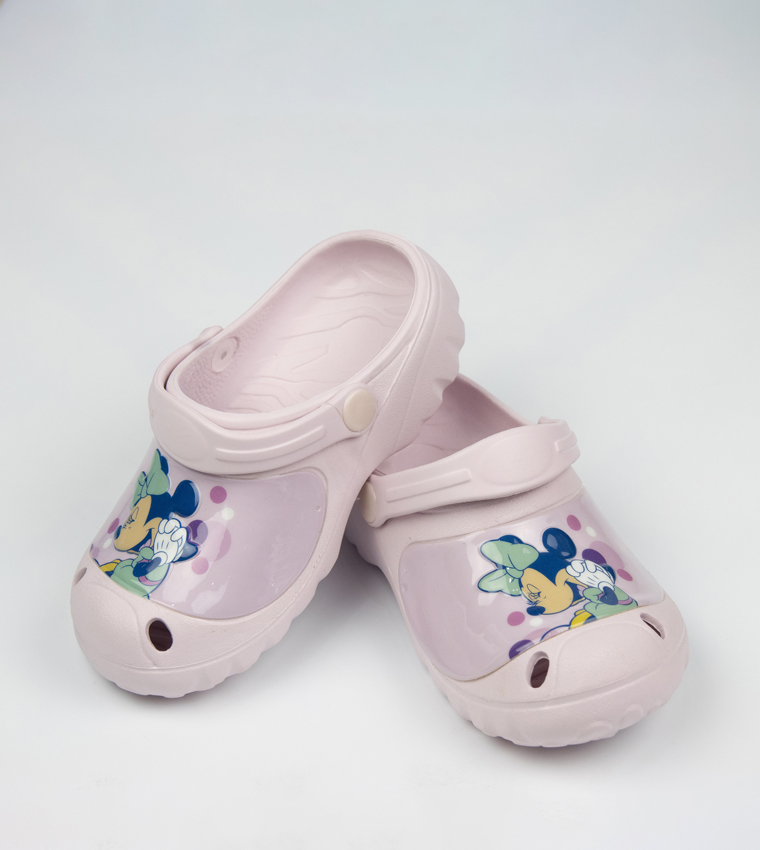 Minnie Mouse Printed Slingback Clogs