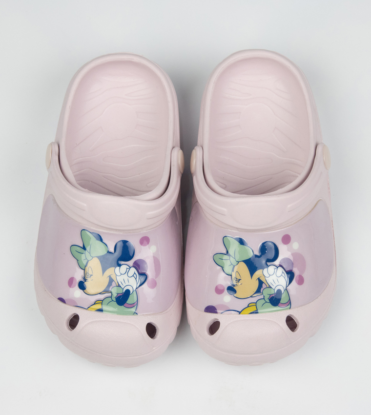 Minnie Mouse Printed Slingback Clogs